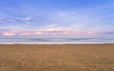 Sunset on thailand beach