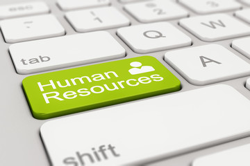 Tastatur - human resources - grün