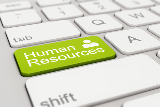 Tastatur - human resources - grün