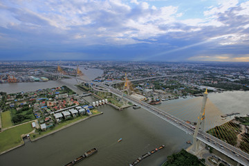 Fototapeta premium Bangkok's Cityscape