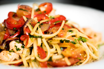 Delicious chicken pasta