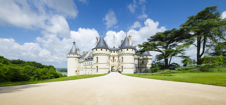 Chateau de Chaumont-sur-Loire, France.