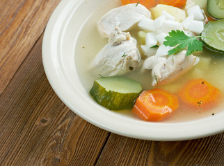 Caldo de pollo