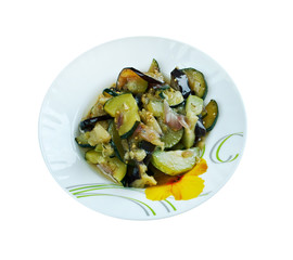 berenjena a la vinagreta