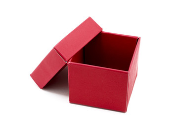 Fototapeta premium Red Gift Box with open cap