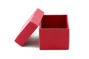 Fototapeta premium Red Gift Box with open cap