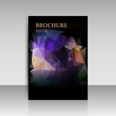 Abstract modern cover, report brochure, flyer template geometric