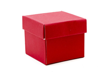 Fototapeta premium Red Gift Box with cap
