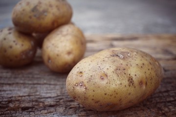 Fresh potatoes