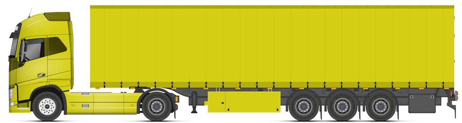 Camion + remorque bâche couleur V4 © Norman75
