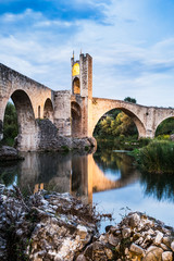 Besalu from the river.