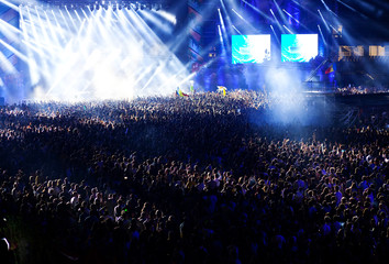 Crowd at concert