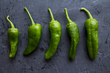 green peppers on board