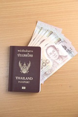Thai banknote passport