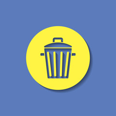 Trash can icon
