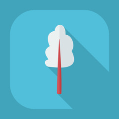 Flat modern design with shadow icons maple