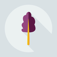 Flat modern design with shadow icons maple