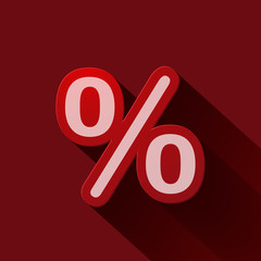 Volume icons symbol: Percent sign