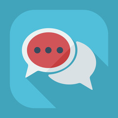 Flat modern design with shadow icons business icon