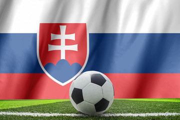 Slovakia symbol soccer ball