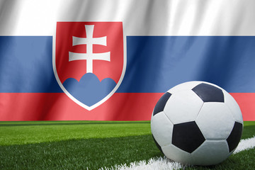 Slovakia symbol soccer ball