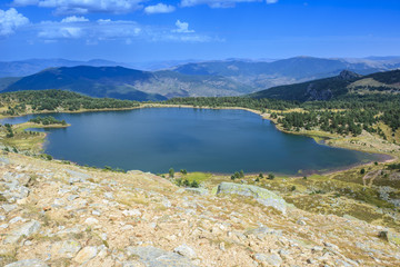 Black Lagoon of Natural Park of Neila Lagoons, Demanda mountain range Burgos (Spain)