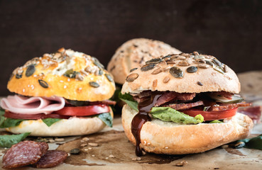 Sausage sandwiches