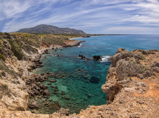 Fototapeta na wymiar Rocky Cretan landscape