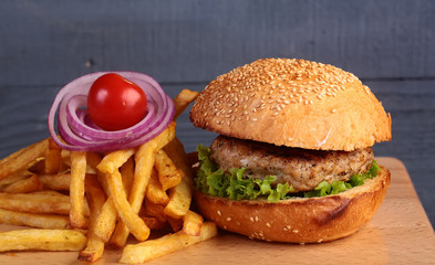 One big tasty burger