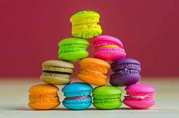 colorful macaron