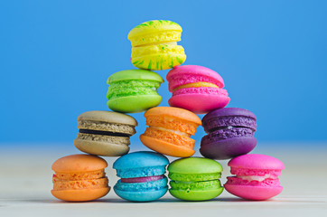 colorful macaron
