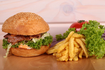 One big tasty burger