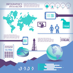 Global, business, info-graphics