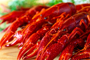 boiled crayfish