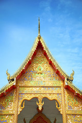 Top of Thai temple