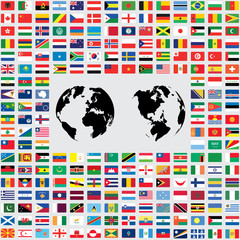 Illustrations of the Flags of the World