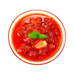 Dessert strawberry-vanilla top