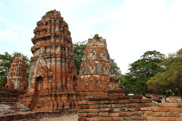 Wat Phra Mahathat in the Ayutthaya historical park, Thailand