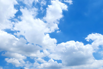 Blue sky with clouds
