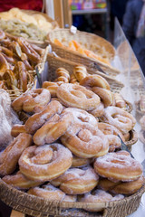 Rosquillas en puesto de París