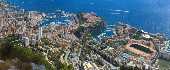 the rock the city of principaute of monaco and monte carlo