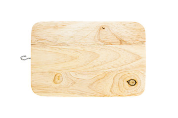 chopping board isolated on white background