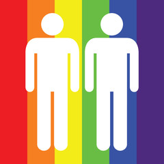 Illustrations of Gay and Lesbian Pictograms