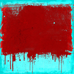 Grunge red dripping background