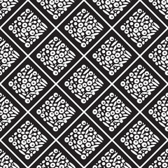 seamless pattern of squares inside a different shape