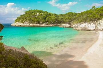 Fototapeta premium White sand and clear water