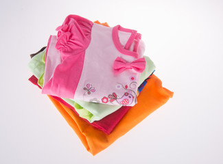 baby clothes on a background