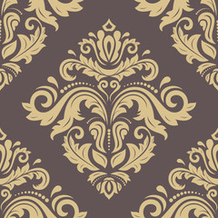 Damask Seamless Vector Pattern