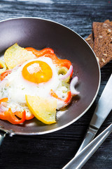 Scrambled Eggs with Vegetables