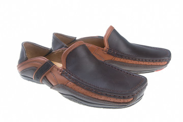 shoe. men's fashion shoe on a background